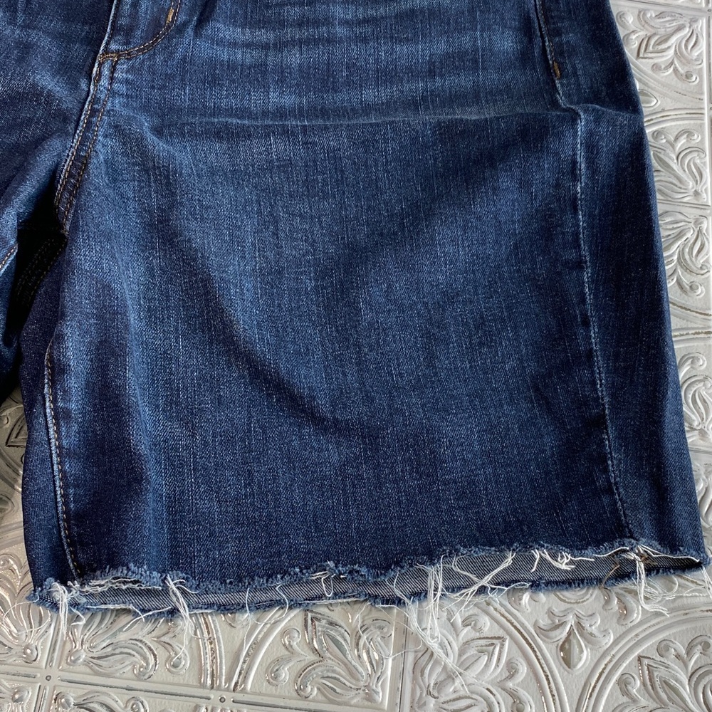 Sonoma Cut Off Denim Shorts Dark Blue Size 14 - Picture 3 of 7
